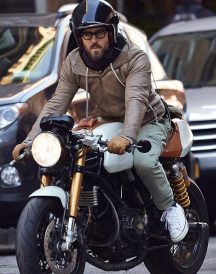 Ryan Reynolds Motorcycle Brown Jackets
