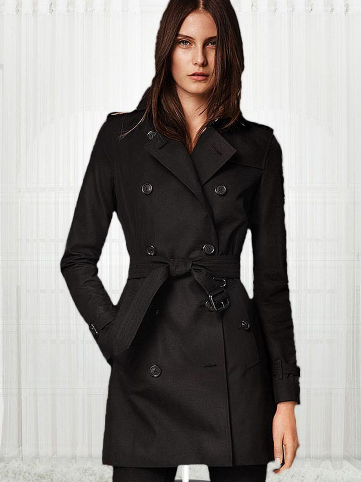 The Age of Adaline Blake Lively Striking Black Coat