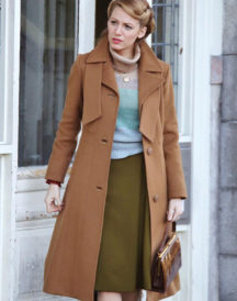 The Age of Adaline Lively Retro Camel Coat