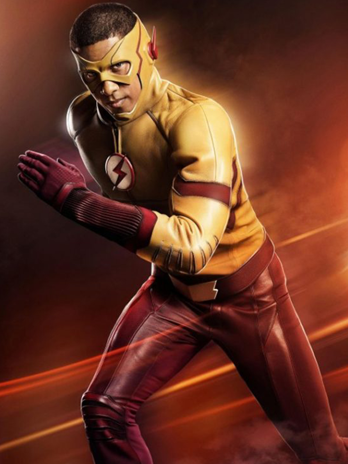 The Flash Wally West Yellow Leather Jacket