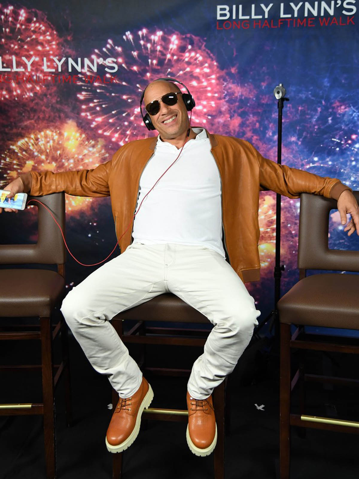 Vin Diesel Billy Lynn Long Halftime Walk Jackets