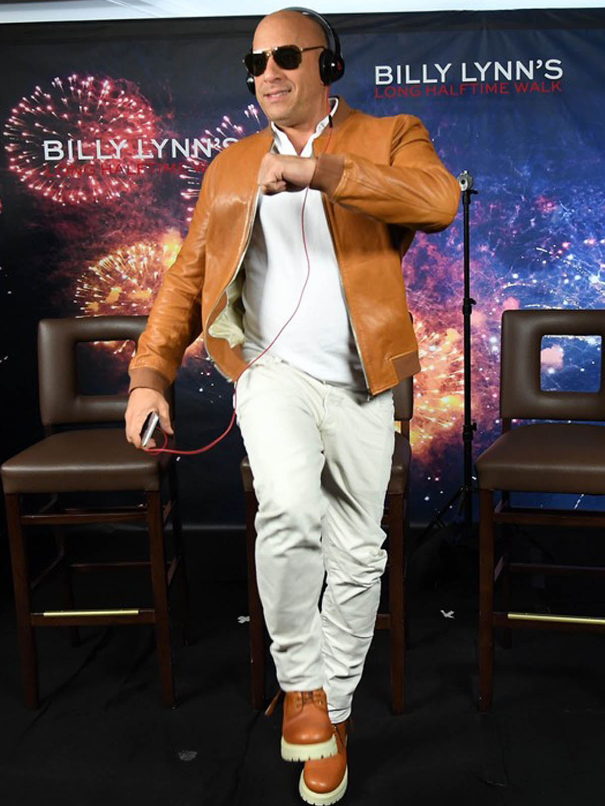 Vin Diesel Billy Lynn Long Halftime Walk Jackets