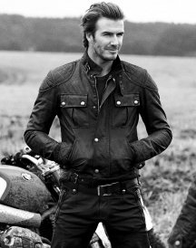 David Beckham Steve Mcqueen Leather Jacket
