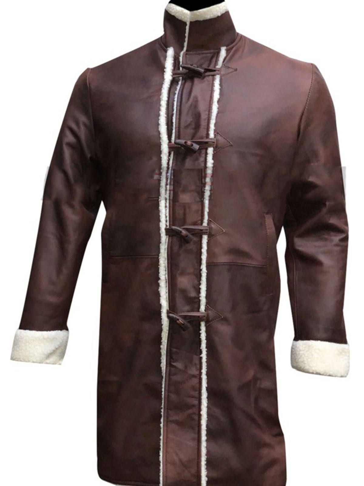 King Arthur Charlie Fur Leather Coat