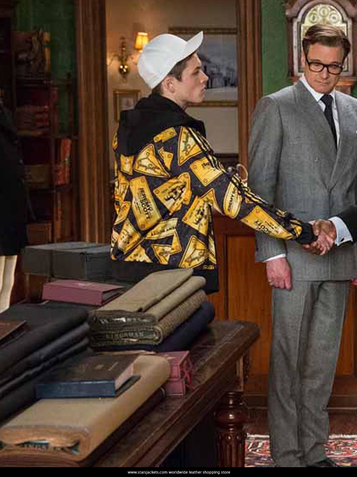 Kingsman 2 The Golden Circle 2017 Gary Eggsy Unwin Golden Jacket