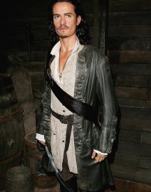 Orlando Bloom Pirates of the Caribbean 5 Will Turner Trench Coat