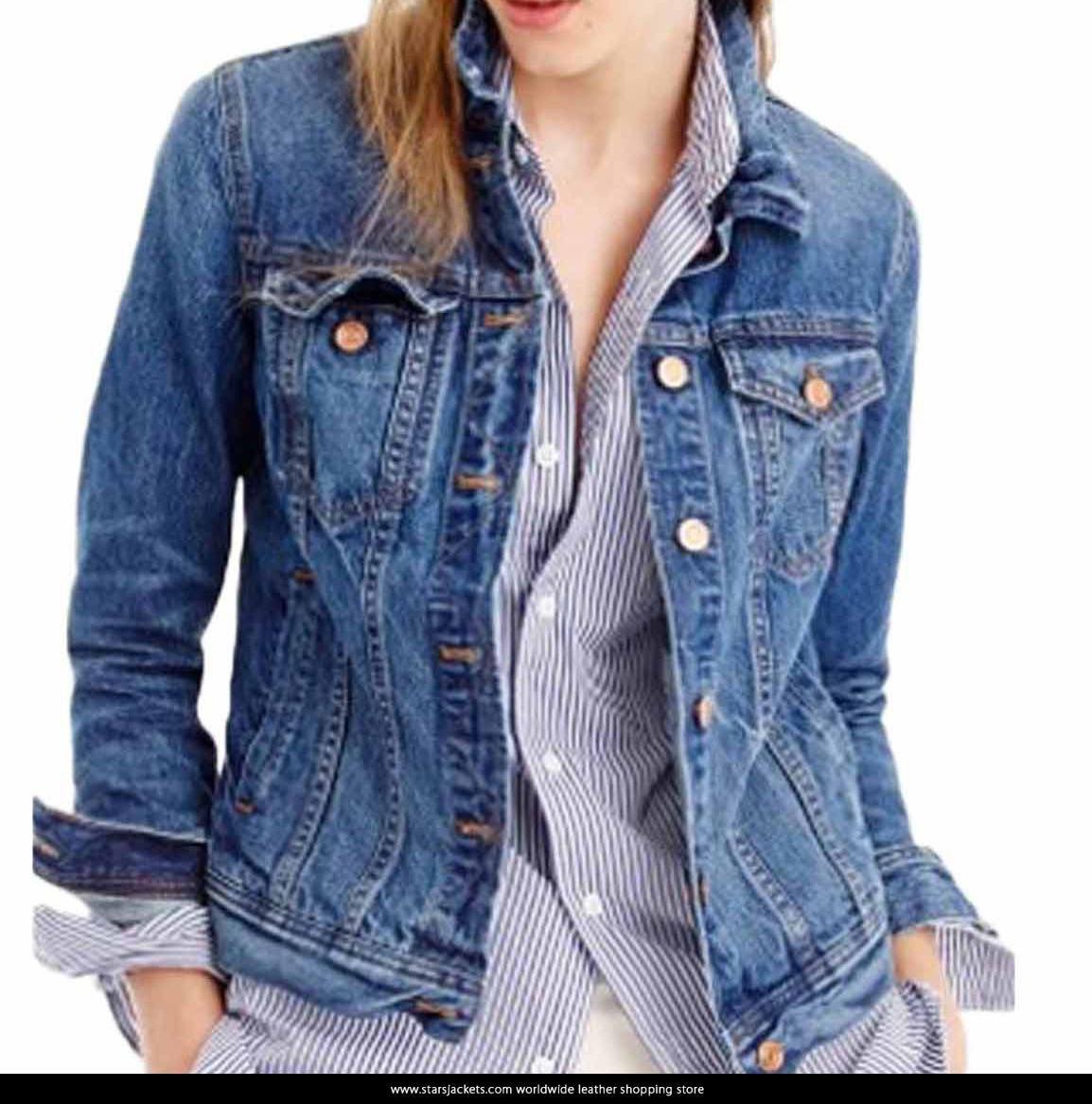 13 Reasons Why Hannah Baker Denim Jeans Jacket