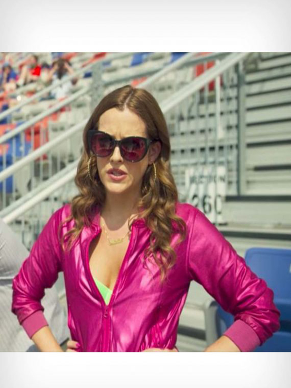 Logan Lucky Sylvia Harrison Leather Jacket
