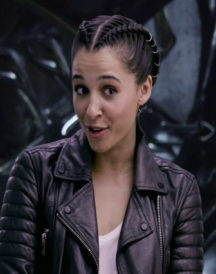 Naomi Scott Kimberly Leather Jacket