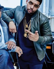 O'Shea Jackson Jr Den of Thieves Lather jackets