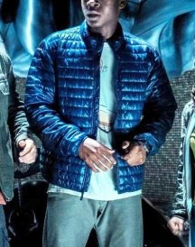 Rj Cyler Blue Puffer Power Ranger Jacket