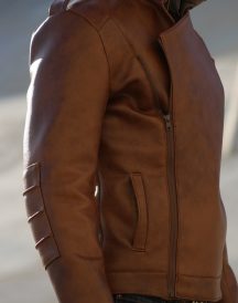 The Rockets Brown Motorcycle Leather jackets