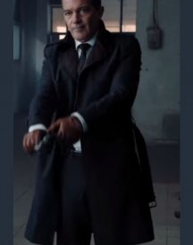 Antonio Banderas Bullet Head Black Coat