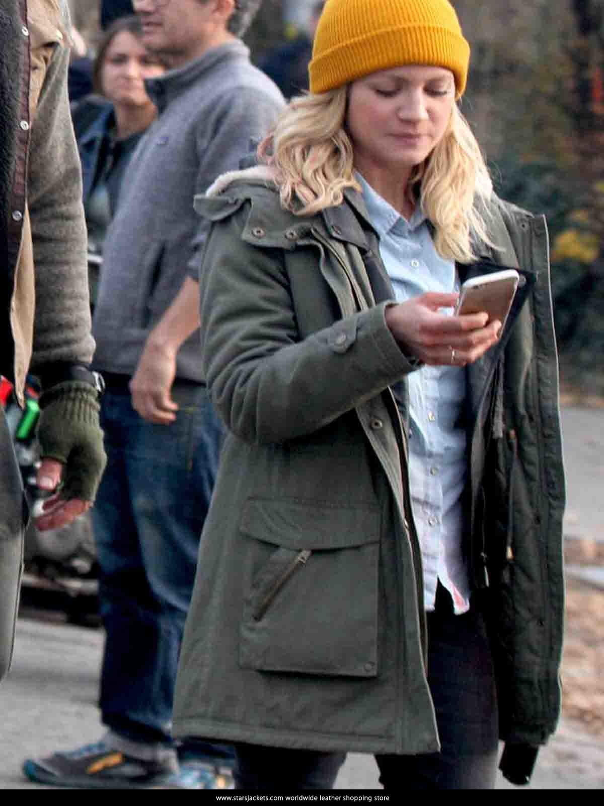 Brittany Snow Coat jacket Bushwick