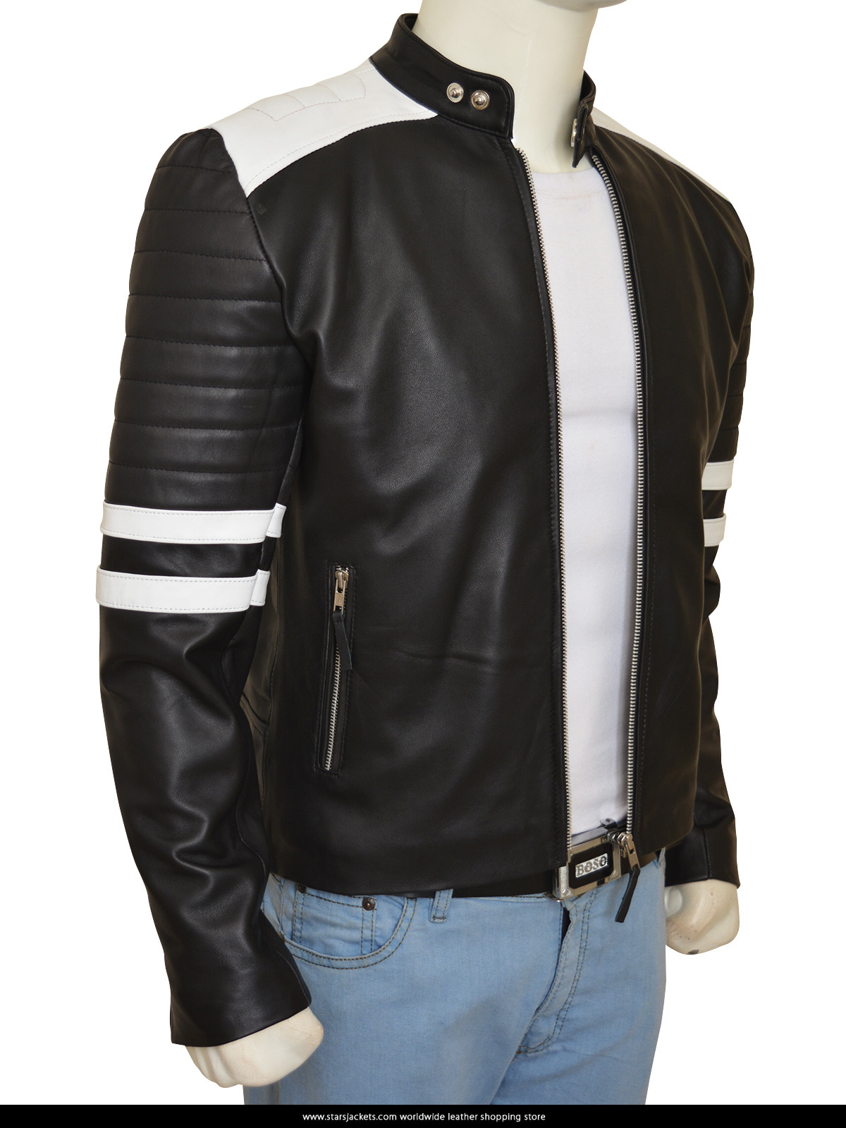 Nerve Movie Dave Franco Biker Leather Jacket