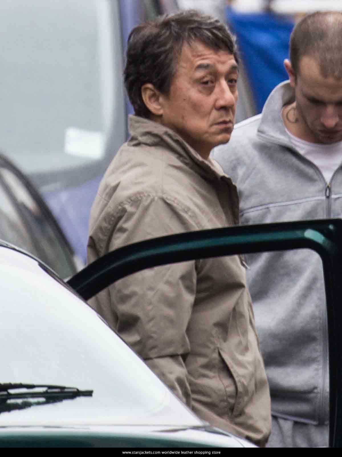 Jackie Chan The Foreigner Gray Jacket