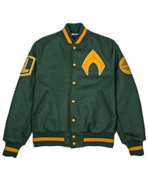 Justice league Aquaman Varsity Style letterman Jacket