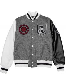 Justice league Cyborg Varsity Style letterman Jacket