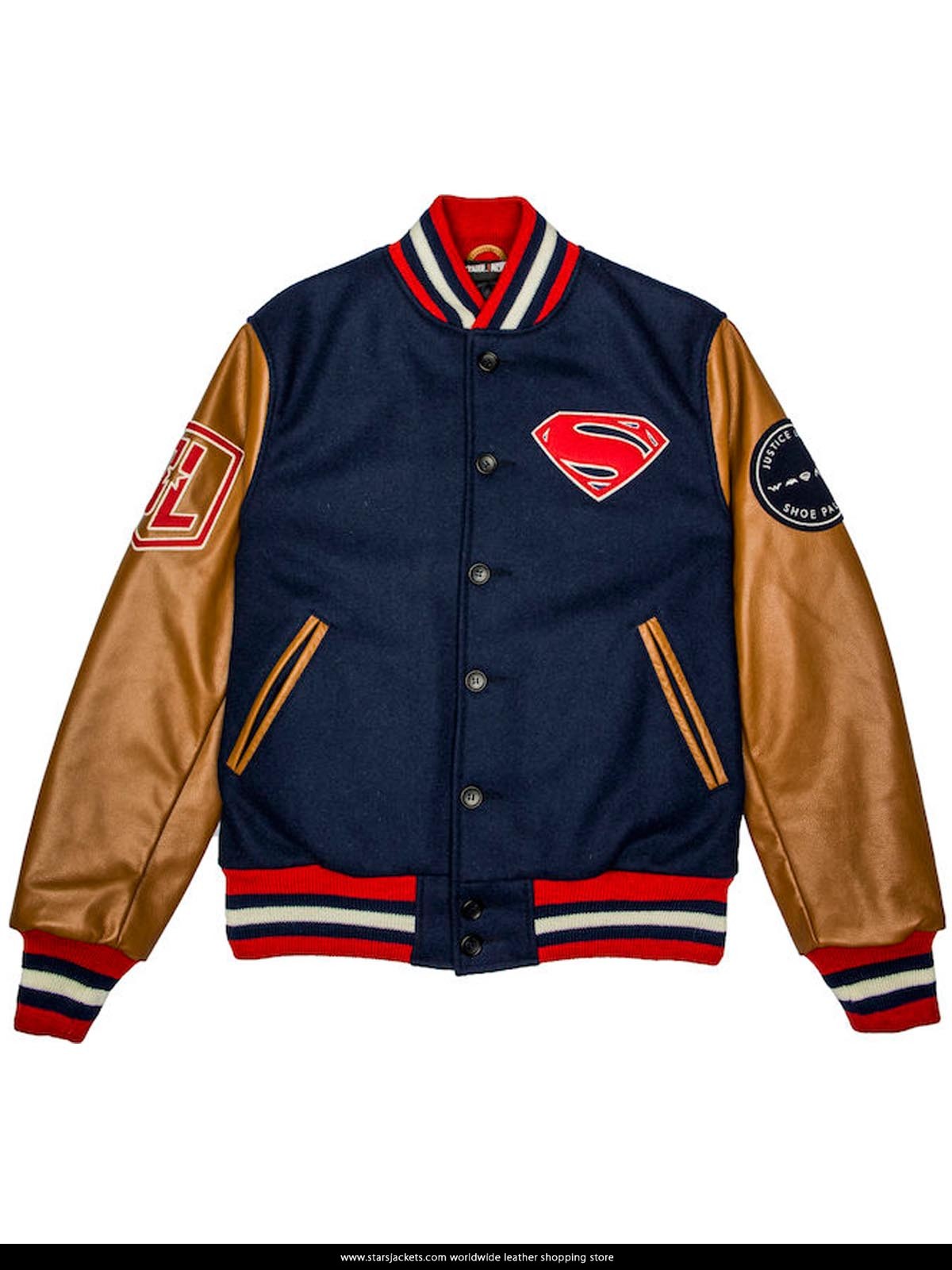 superman varsity jacket