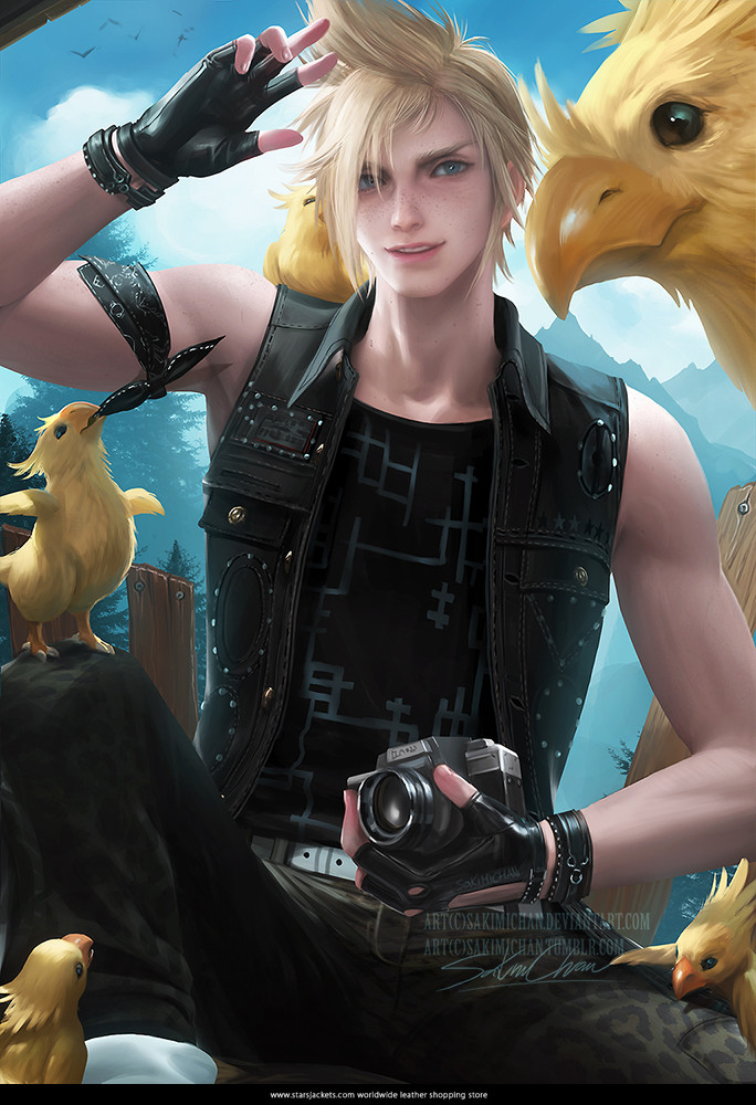 Prompto Game Vest From Sakimichan