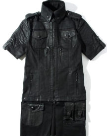 Roen Final Fantasy XV Half Sleeve Black Jacket