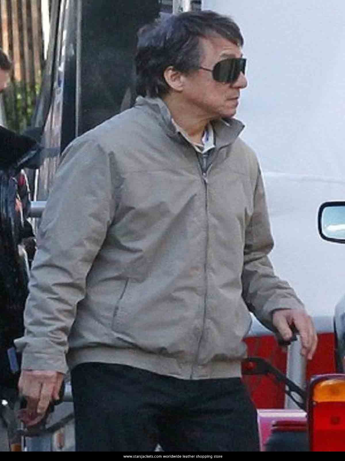 Jackie Chan The Foreigner Gray Jacket