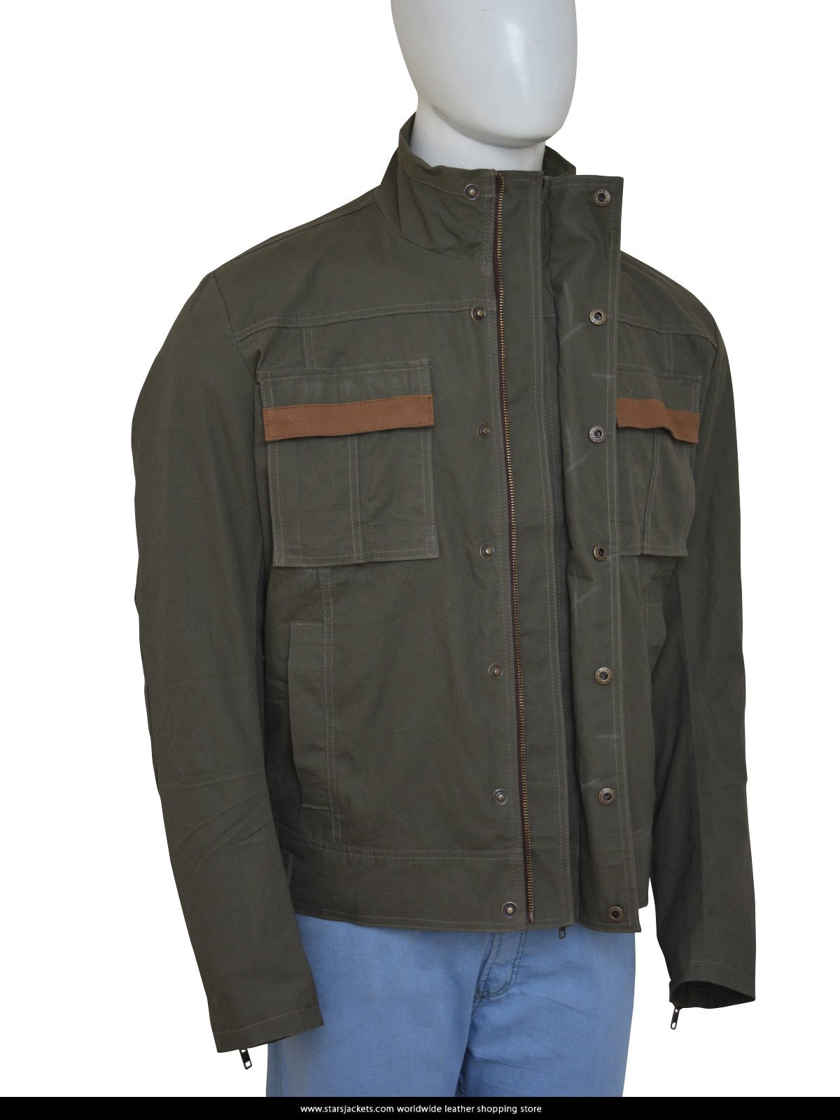 Uncharted 4 Nathan Drake Green Cotton Jacket