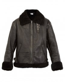 Oversized shearling jacket by Vetements