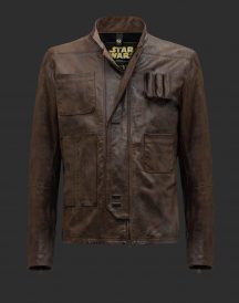 Han Solo Leather Jacket Mens