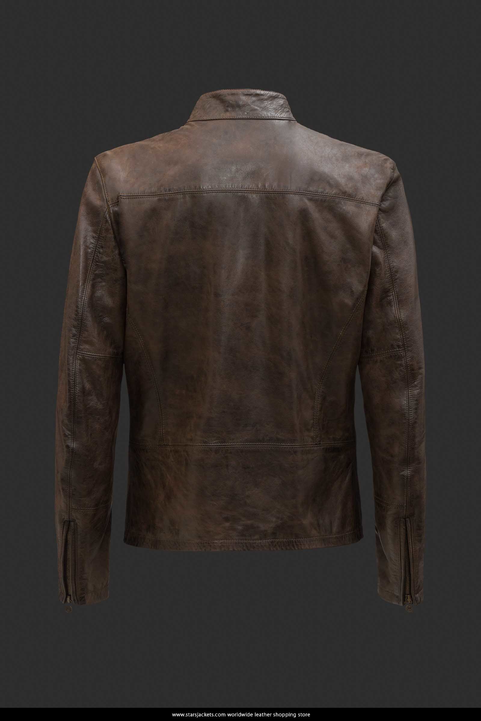 Han Solo Leather Jacket Mens