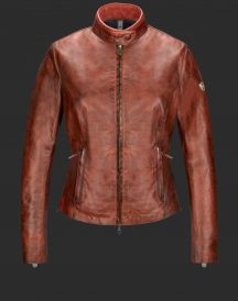 M5 Blouson Leather Jacket For Woman