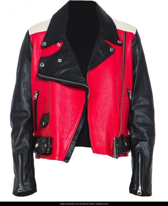 Red-Motorcycle-Demi-Lovato-Leather-Jacket