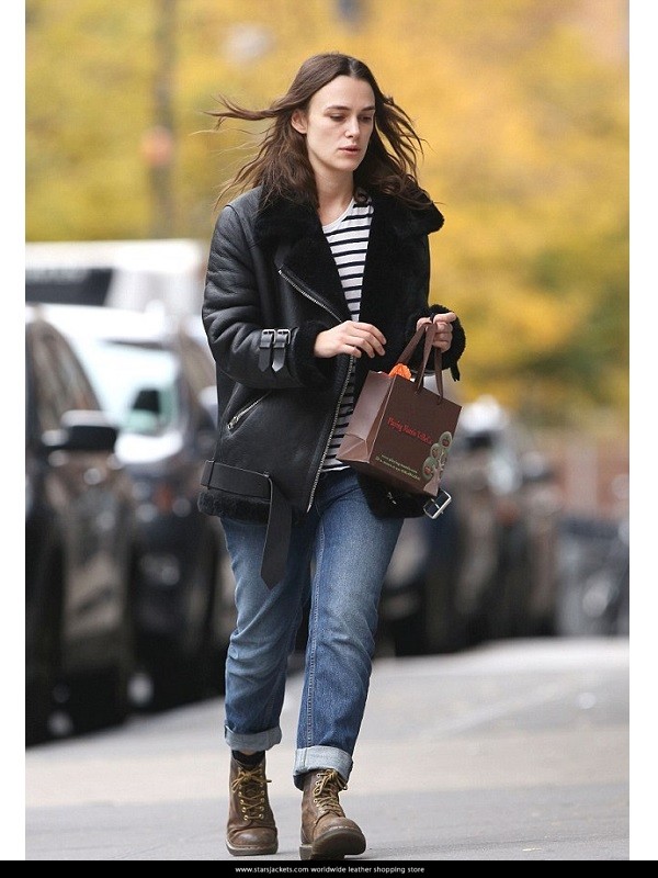 Keira-Knightley-Broadway-Matinee-Performance-Black-Jacket-570x700