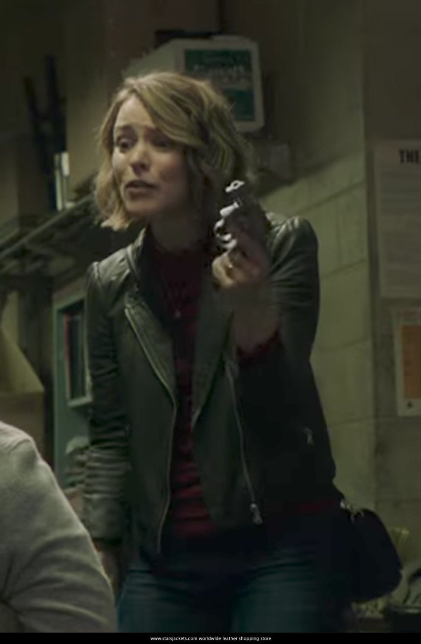 Rachel Macadams game Night Leather Jackets