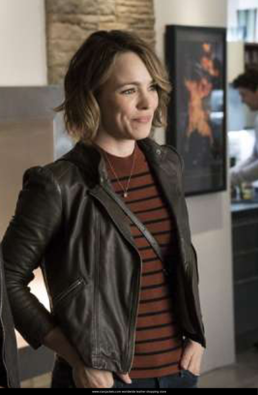 Rachel Macadams game Night Leather Jackets