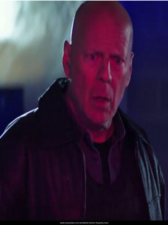 Bruce Willis Acts of Violence Black Jacket