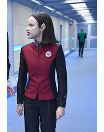 Halston Sage The Orville Red Jackets