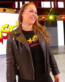 Rondan Rousey Leather Jacket