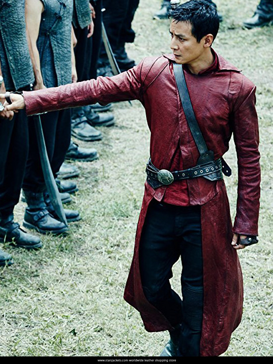 Daniel Wu Sunny Red Leather Jacket