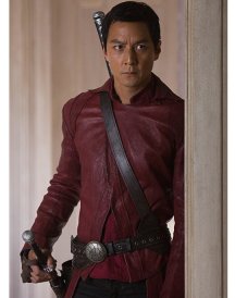 Daniel Wu Sunny Red Leather Jacket