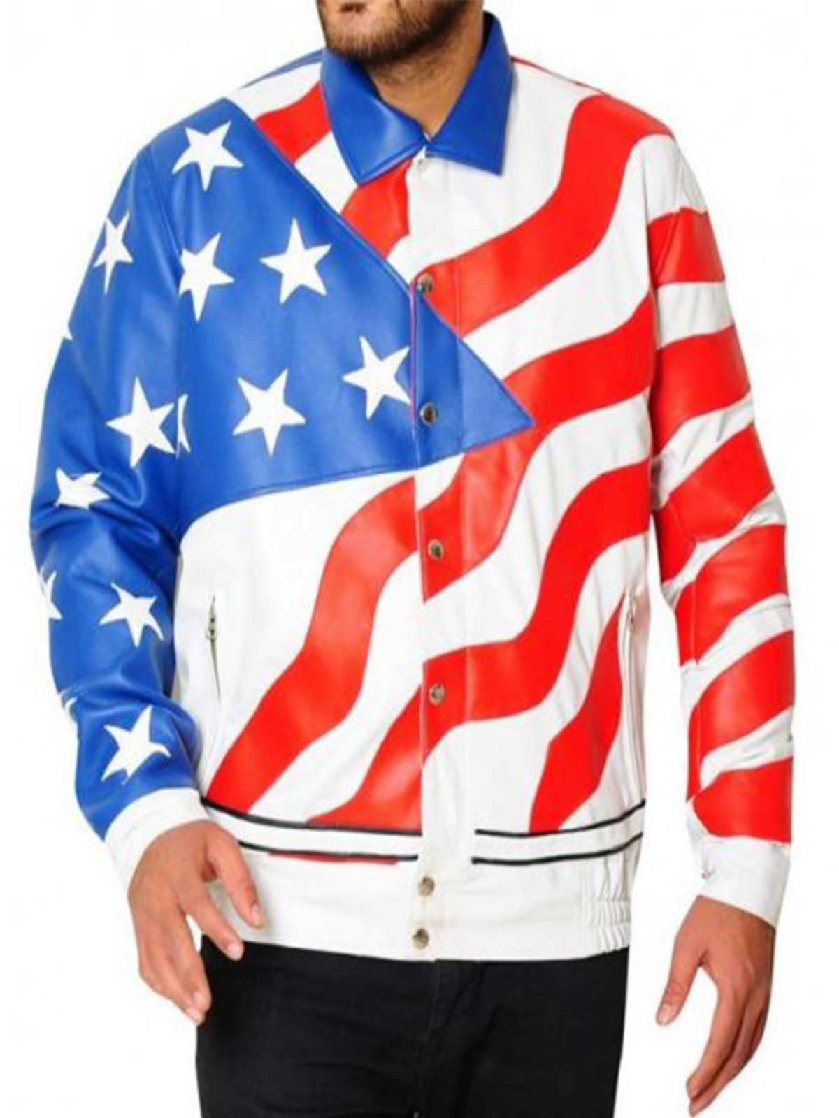 American Flag Vanilla Ice Jacket Stars Jackets