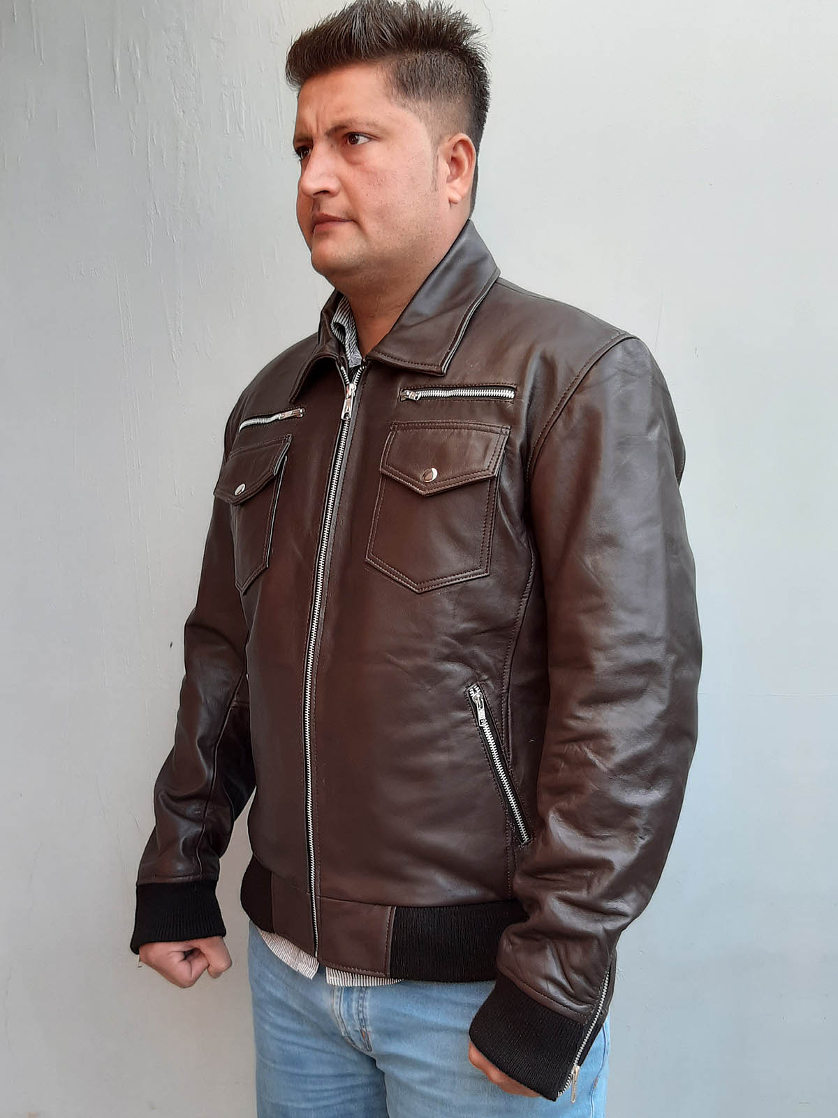 Death Dealer Skull Battlefield 5 Brown Jacket