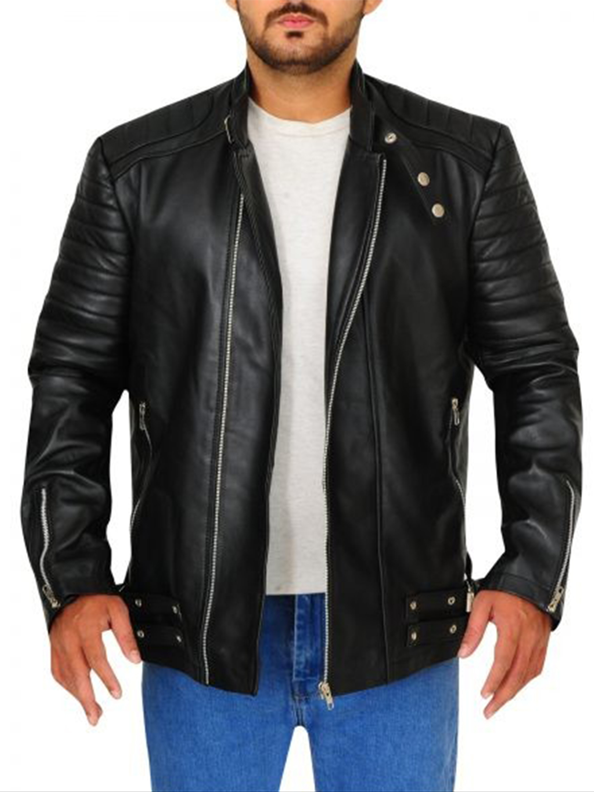 Deadpool Skrein Leather Jacket