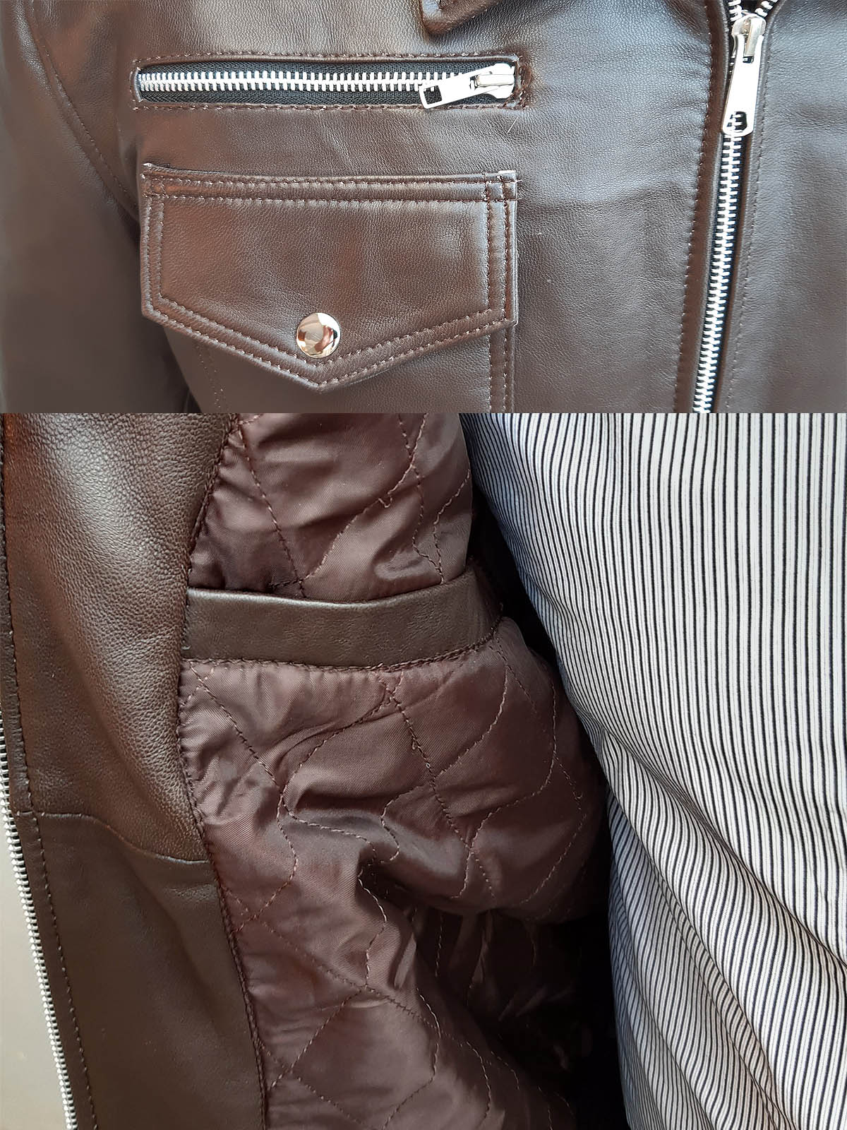 Death Dealer Skull Battlefield 5 Brown Jacket