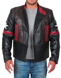 Star Patch Motorcycle Jacket Star Patch Motorcycle Jacket