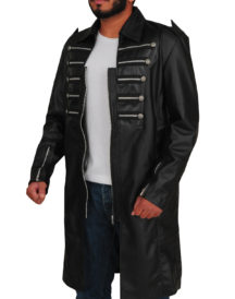 Steampunk Goth Matrix Leather Coat