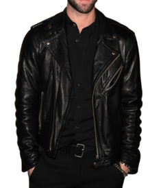 Adam Levine Black Motorcycle Jacket Adam Levine Black Motorcycle Jacket