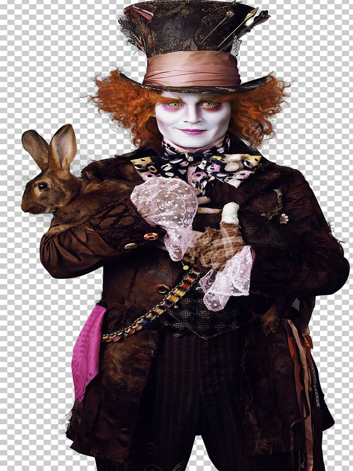 Alice in Wonderland Mad Hatter Trench Coat