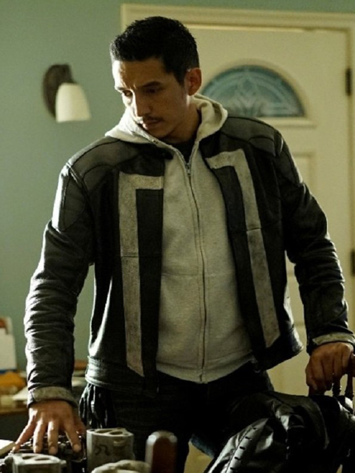 Ghost Rider Agent of Shield Robbie Leather Jacket