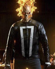 Ghost Rider Agent of Shield Robbie Leather Jacket